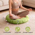 Tiita Outdoor Cushions Square Floor Pillow Thicken Tufted Seat Pad Large Floor Cushion for Yoga Meditation Living Room