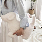 Animals Shaped Throw Pillow for Bed,Home Decorative Pillows for Bedroom Aesthetic,Soft Throw Pillow for Couch,Handmade Living Room Throw Pillows Chocolate
