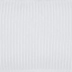 Better Trends Jullian Collection is Super Soft and Light Weight in Bold Stripes Design 100% Cotton Tufted Unique Luxurious Machine Washable Tumble Dry, Euro Sham, White