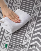 LUMI Anti Fatigue Kitchen Cushioned Mat for Floor, Padded Waterproof Runner for Standing, Stain Resistant Comfort Rugs for Home, Sink, Laundry, 24x87