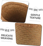 Boho Home Decor Woven Planter Basket Indoor Plant Basket Rustic Woven Flower Pot