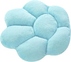 Ditucu Cat Paw Cushion Kawaii Chair Cushions 31.4 x 27.5 inch Cute Stuff Seat Pad Comfy Lazy Sofa Office Floor Pillow for Gaming Chairs Room Decor Blue