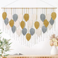 LOMOHOO Macrame Wall Hanging, Large Boho Home Decor,Bohemian Woven Decoration for Bedroom Living Room Apartment Dorm Gallery Perfect Handmade Gift Ideas (51.5" W x 33.5" L)