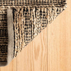 Dash and Albert Simba Black Handwoven Jute Rug, Runner-2.5 X 8 Feet, Black Solid Pattern - Premium Luxury Hotel Quality Soft Breathable Hypoallergenic Machine Washable Easy Care All Season