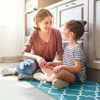 WISELIFE Anti Fatigue Floor Mat - 4/5 Inch Kitchen Mat Non Slip Waterproof Heavy Duty Ergonomic Comfort Mat Durable for Home, Office, Sink, Laundry,(17.3" x 60", Green)