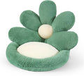 Ditucu Flower Shape Chair Cushion Comfy Kawaii Seat Cushions 19 inch Cute Stuff Pad Lazy Sofa Office Floor Pillow for Gaming Chairs Room Decor Green