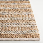 SAFAVIEH Area Rug 8x10 - Natura Collection - Large - Natural & Brown, Handmade Wool, Ideal for Living Room, Bedroom, Dining Space (NAT501T)