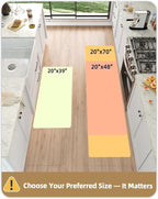 Color&Geometry 0.71" Extra Thick Anti Fatigue Cushion Kitchen Floor Mat,Easy Clean, Water & Oil Proof, Non Slip, Foam Padded Runner Rug for Front Sink,20"x 47" Grey (2.0 Version)