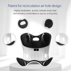 Ergonomic Back Support Office Chair Posture Correction Back Tailbone Pain Relief Seat Cushion Memory Foam Portable Floor seat Comfortable Lumbar Pillow Home Outdoor Gaming