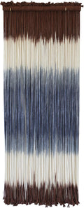 Macrame Wall Hanging Dip-Dye Wall Decor 15''W*39''L Boho Handmade Fiber Wall Art Decor for Nursery Bedroom Living Room