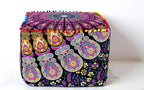 CRAFT KALA Mandala Meditation Floor Pillows Square Pillow Cover Seating Hippie Decorative Adults Bohemian Cushion Cover Outdoor Living Room Throw Ottoman Poufs Cover 16X16X14 inches,Pink Yellow Mirchi