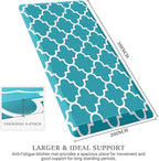 WISELIFE Anti Fatigue Floor Mat - 4/5 Inch Thick Kitchen Mat Non Slip Waterproof Heavy Duty Ergonomic Comfort Mat Durable for Home, Office, Sink, Laundry,(20" x 39", Green)