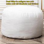 Asuprui Pouf Ottoman Filling Footstool Filler Polyfill Stuffing Stuffing Ottoman Filler Pouf Insert Bean Bag Filler 20x20x12 Inches Round Floor Bean Bag Chair Filling