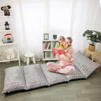 ICOPUCA Floor Lounger Pillow casing for boy Girl, Soft Minky Plush, Cover/Sleeve/Casing ONLY! Perfect Reading and Watching TV Cushion - Excellent for Sleepovers, King Size;
