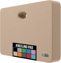 GORILLA GRIP Extra Thick Patent Pending Supportive Foam Kneeling Pad, Large Cushion Knee Pads for Gardening, Baby Bath Time, Dirt and Water Resistant, Workout and Garden Supplies, 17.5x11, Beige