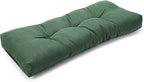 SUNROX LokGrip Non Slip Tufted Memory Foam Bench Cushion, FadeShield Water Resistant Durable Thicken Outdoor/Indoor Bench Seat Pads 42x16x4 inch, Heather Fern