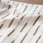 Decorative Neutral Throw Pillow Covers 20x20 Farmhouse Pillow Covers Cotton Stripe Cushion Covers Home Decor for Sofa Couch Living Room Bedroom 1PC, Bold Stripe