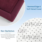 Baby Play Mat for Floor Nursery Muscle Mat Area Playroom Rug 39"x59" Memory Foam 1.3" Thick Crawling Mat for Babies,Toddlers, Infants,Kids (Burgundy)