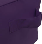 QILLOWAY Indoor/Outdoor Inflatable Stool, Ottoman Pouf Cube 16",All Weather Foot Rest for Camping or Home (Purple)