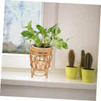 Boho Style Rattan Planter Indoor Outdoor Home Decor Baskets for Plant Decor