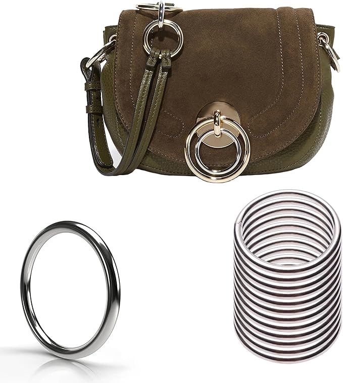 Macrame Rings, Dream Catcher Rings, Dream Catchers Kit, Macrame Supplies, Metal Rings, Metal Hoops for Crafts 2 inch, Macrame Plant Hangers, Dog Collars, DIY Centerpiece, Table Decorations(12Pcs)