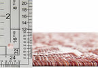 Rugs.com Outdoor Aztec Collection Rug – 10 Ft Round Rust Red Flatweave Rug Perfect for Kitchens, Dining Rooms