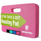 WORKPRO Extra Thick Kneeling Pad, Soft Foam Cushioning for Knee, Large Foam Kneeler Mat for Gardening, Bathing Baby, Workout Supplies, 17.5 x 11 x 1.5 in, Pink