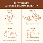 24x24 Euro Pillow Inserts Pack of 2, Decorative Feather Down Pillows with 100% Coton Cover,Throw Pillow for Bed, Couch and Sofa.