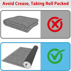 GOYLSER Gray 2x10 Runner Rug for Hallway, Water Absorbent Laundry Room Rug Runner, Natural Jute Long Carpet Runners for Hallway