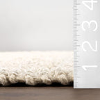 Nuloom Daniela Off-White, 2'6" x 10', Handmade, Jute, Tassel, Soft and Textured, High Traffic, Stain Resistant, Easy Clean, Durable Runner for Bedroom, Living Room, Dining Space, Foyer, Entryway