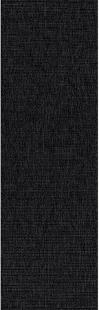 Beverly Rug Easy Jute Runner Rug 2x7 Solid Washable Durable Outdoor Indoor Area Rugs for Living Dining Room Patio Office Stain Resistant Non Shedding Casual Indoor Outside Carpet 2 x 7 Dark Gray