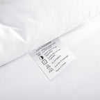 ROSGONIA Oversized King Comforter 120x120, 3pcs Super King Comforter (1 White Comforter & 2 Pillowcases) Lightweight Warm Bedding Set Blanket Quilt