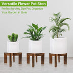Wood Plant Stand Indoor/Outdoor for Plants, Large Size Planter Stand Holder,Sturdy and Stable Flower Pot Stand,Fits Most Size Flower Pots In Room(1 Pack)