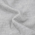 CaliTime Throw Pillow Covers Decorative 26 X 26 Inches Pack of 2 Cotton Thread Stitching Edges Solid Dyed Soft Chenille Cushion Cases for Couch Sofa Bed Living Room Farmhouse Moonbeam Gray