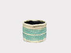Sturdy Jute Planter Basket Modern Woven Basket Flower Pot Floor Indoor Planters, 4” x 4” Storage Organizer Basket Home Decor, Boho Storage Earth-Friendly Planter (MIpot_10, 4x4 Inches)