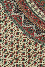 Popular Handicrafts Wall Hanging Tapestry For Bedroom Hippie Psychedelic Mandala Bohemian Hippy Intricate Floral Design Indian Tapestries Bedspread 84 x 90 Inches (215cm x 230cm) Green Red