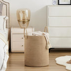 Woven Rope Laundry Hamper Basket by YOUDENOVA, 72L Tall Luandry Basket, Baby Nursery Hamper for Blanket Storage in Bedroom-Large-Jute