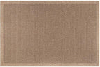 CAMILSON Easy Jute Rug 2x3, Indoor Outdoor Natural Color Fiber Area Rugs for Living Room and Kitchen Rug, Sisal Boho Woven Design, Easy-Cleaning, Washable Outside Carpet Alfombras (2 x 3)
