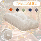 Floor Pillow Cushion for Adults, Meditation Cushion Pillow, Large Square Floor Sitting, for Tatami Living Room or Yoga, 22x22 Inch