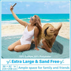 Oversized Turkish Beach Towel Blanket XXL Cotton Sandproof Towels Boho Woven Extra Large Big Sand Free Giant Throw Blankets Huge Quilt XL Picnic Camping Necessities Cloud For Adult Gifts Teal