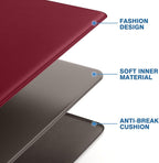 StepRite Kitchen Mats, 2PCS Kitchen Rugs, Cushioned Anti Fatigue Kitchen Mats for Floor, Non-Slip Standing Desk Mat, Waterproof Kitchen Rug Set for Kitchen, Floor, Office, 17.3"x30"+17.3"x59", Red
