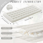 Long Floor Cushion Large Floor Cushion with Brushed Cotton 74.8 x 27.5 x 3.15 in Jumbo Lounger Pillow for Outdoor Indoor Bay Window Meditation Yoga Reading Sleeping(1 Pc,White)