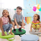 Suzile 12 Pcs 12'' Floor Cushions for Classroom Flexible Floor Seating with Handles Classroom Carpet Cushions for Kids Toddlers Daycare Preschool Furniture(Multicolor,Round)