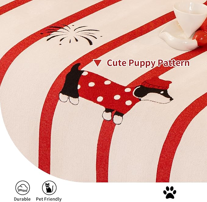 Couch Cover for Sofas, Sofa Couch Cover Washable for Dogs, Chenille Slipcovers Couch Covers for Protector Slipcover Pet Friendly(71"x 118"/Red/1pc)