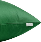 Thmyo 4-Pack 100% Cotton Comfortable Solid Decorative Throw Pillow Case Square Cushion Cover Sublimation Blank Pillow Covers DIY Throw Pillowcase for Sofa Couch(22x22 inch/ 55x55cm, Christmas Green)