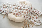ittle Jump Muslin Swaddle Blankets for Boys Girls, 2 Pack Receiving Baby Blanket Large 47 x 47 inches, Soft Breathable Swaddling Wrap for Unisex Newborn (2 Pack Cow Girls)