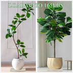 2 Pack Plant Caddy with Wheels,15" Rolling Plant Stand 195 LBS Heavy Duty with Hidden 360 ° Rotating Silent Wheel Wheels for Outdoor Indoor Large Plant Pots, Flower Pot, Patio