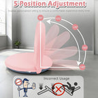 Floor Chair Floor Cushion Folding Padded Gaming Chair Adjustable 5-Position Floor Seat with Back Support for Kids Adult Great for Gaming Reading Meditating