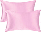 2 Pack 12x20 Pillow Cover Velvet Pillow Covers, Square Throw Pillow Covers for Living Room Decorations Throw Pillow Case, Throw Pillow Cover Cushion Cover for Sofa Bedroom Car, Pink Velvet