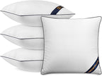 Utopia Bedding Throw Pillow Inserts (Pack of 4, White), 12 x 12 Inches Decorative Indoor Pillows for Sofa, Bed, Couch, Cushion Sham Stuffer